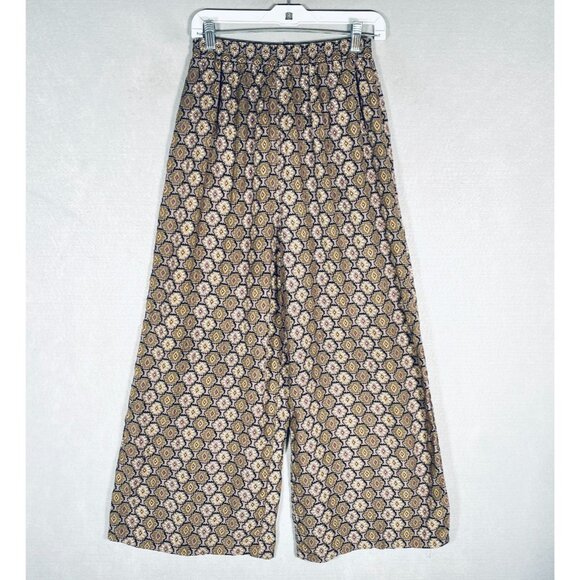 Joanthan Martin Pants - Vintage y2k Cottagecore Pants Womens L Diamond Print Wide Leg Cowgirl Western